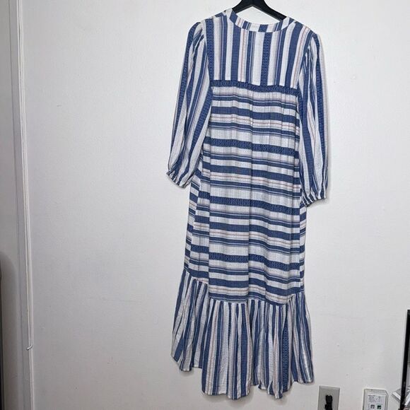 dRA Los Angeles Striped Boho Dress Womens Size Medium - Picture 2 of 8